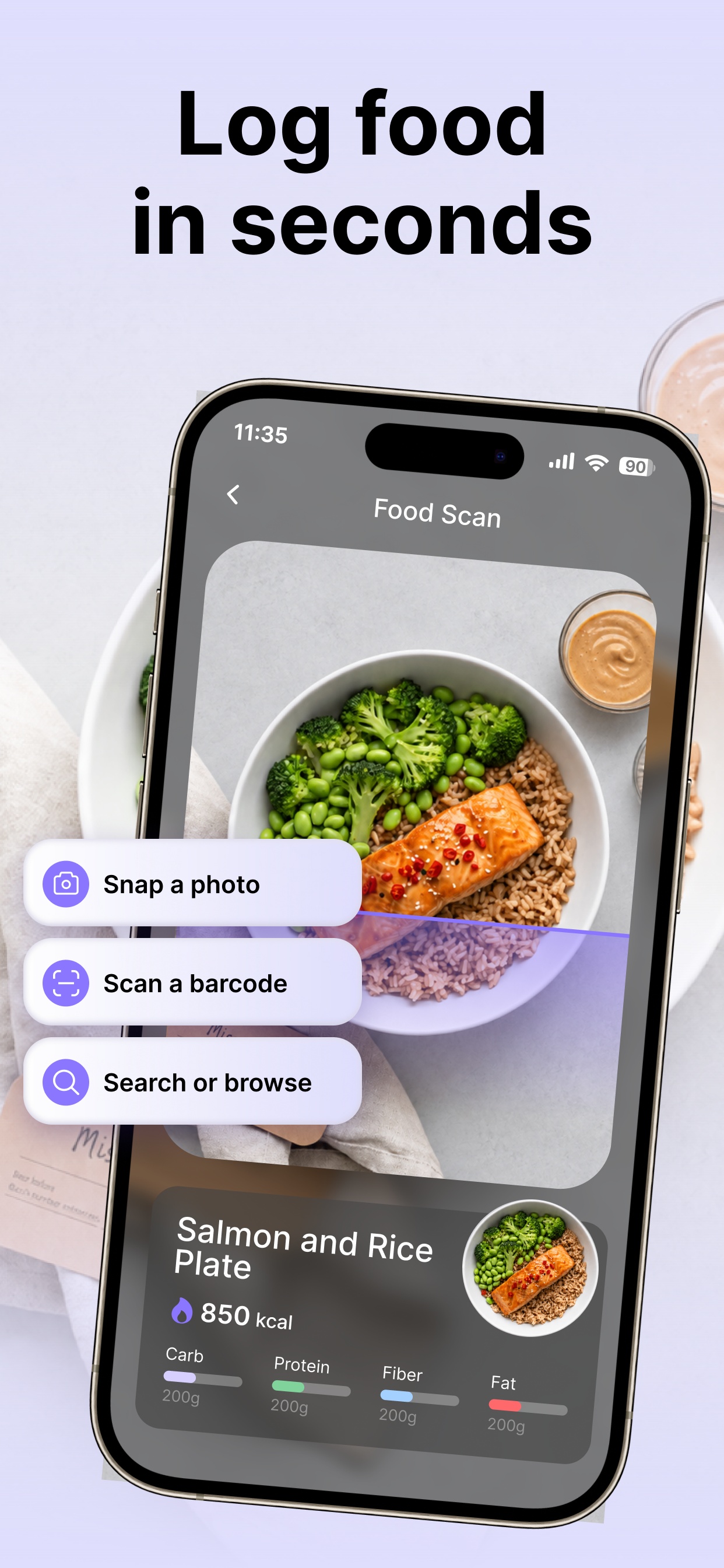 Glow Body AI food scanner